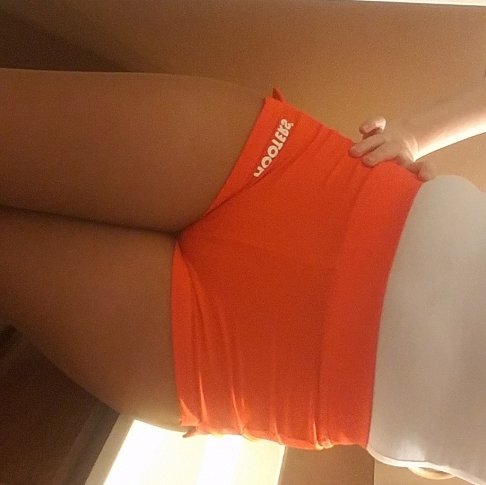 Authentic Hooters Orange Shorts